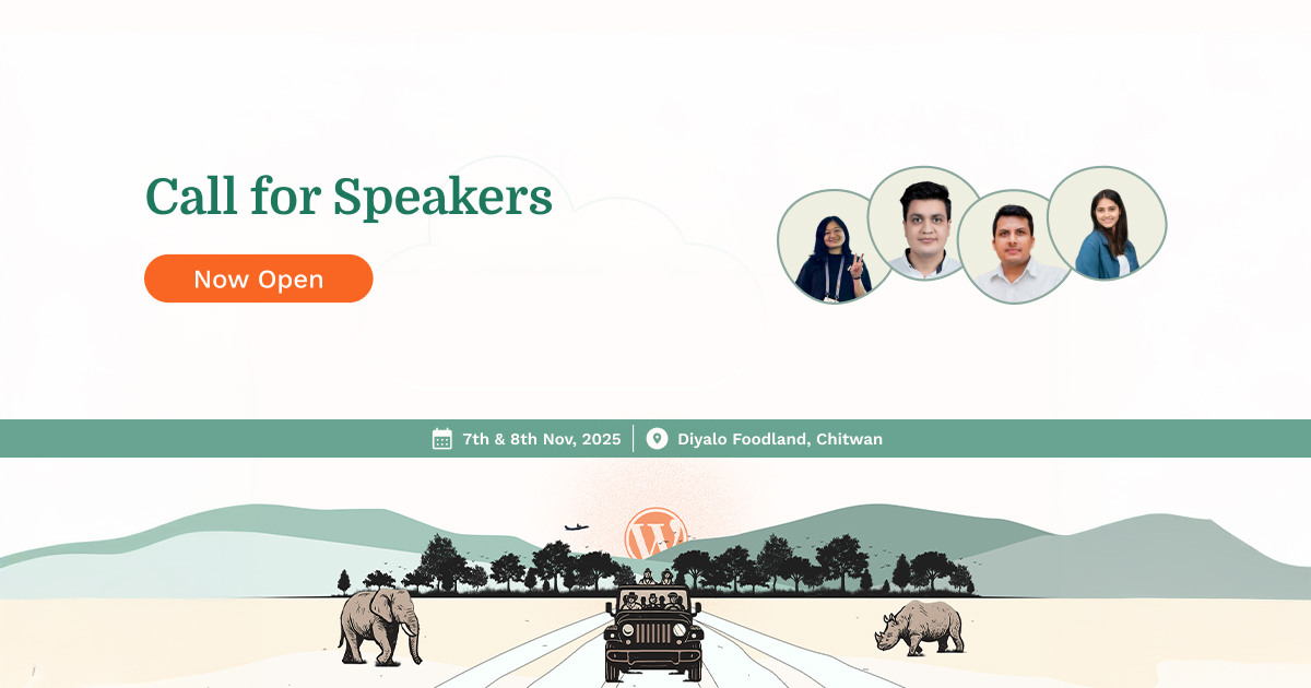 Call for Speakers Now Open