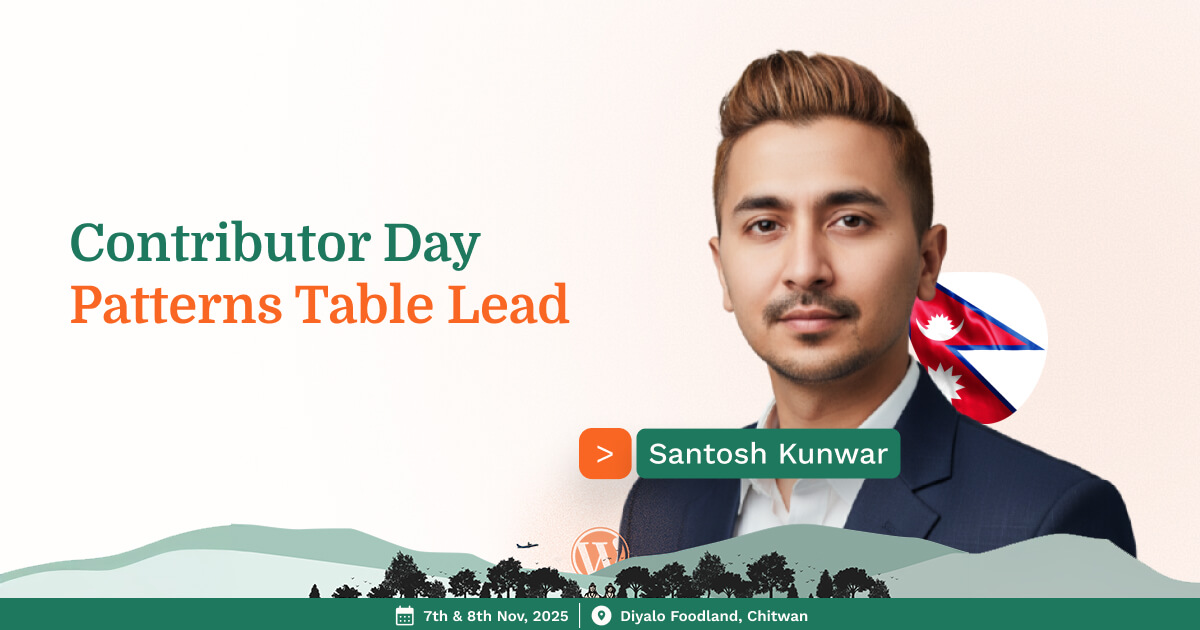 Santosh Kunwar - Patterns Table Lead